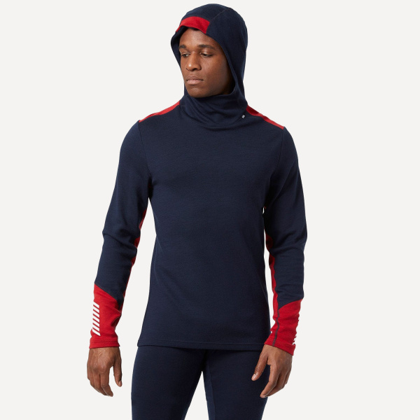 Термобелье верх HH Man LIFA Merino Midweight Hoodie (S; Navy)